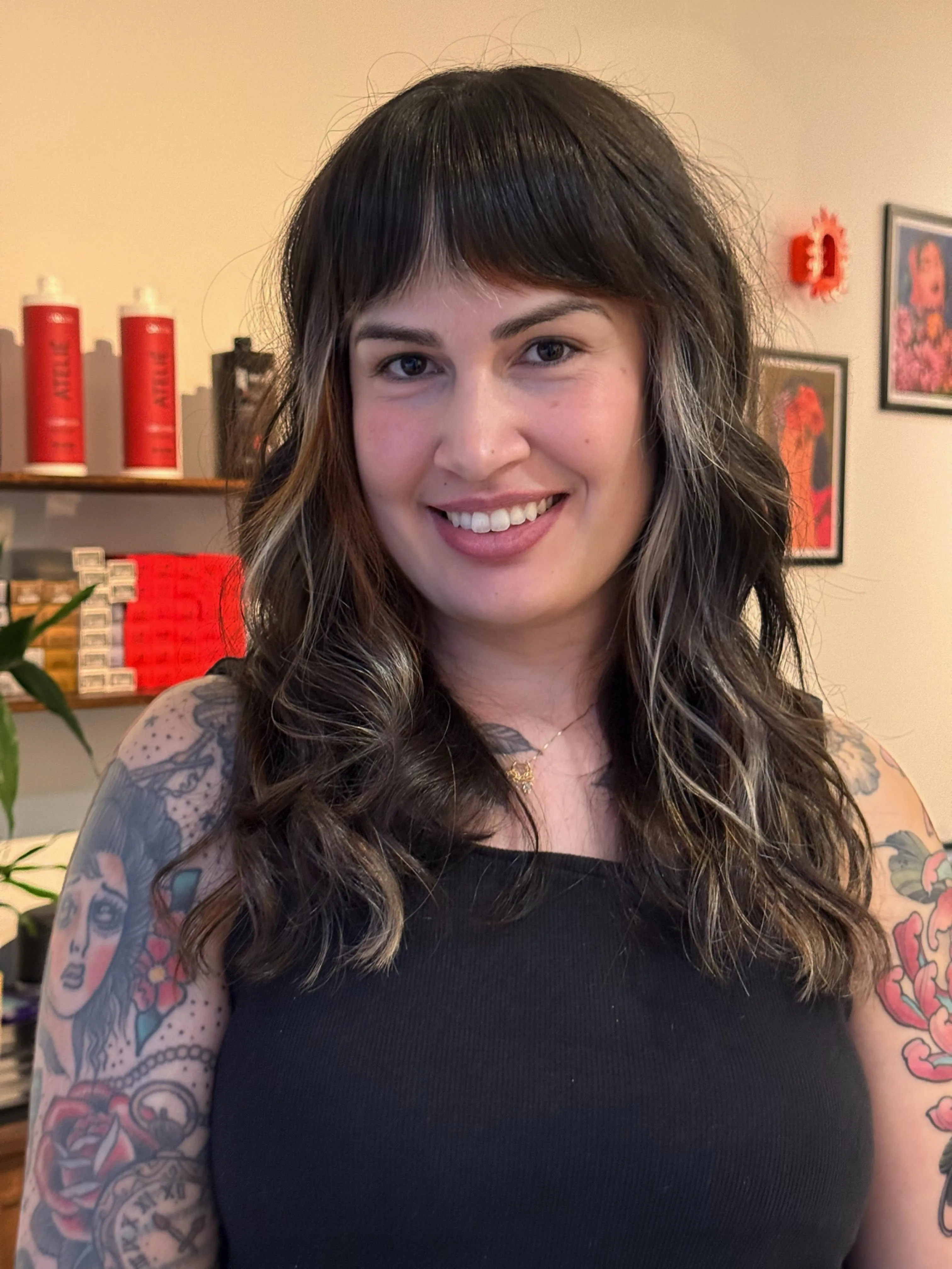 Corte bob curto com franja, resultado de avaliação técnica cuidadosa